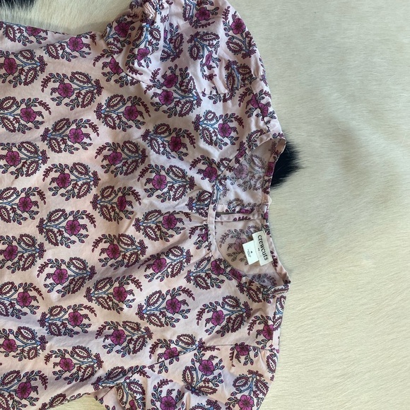 Crewcuts matching set printed puff-sleeve blouse and ruffle pull-on shorts - Picture 9 of 11